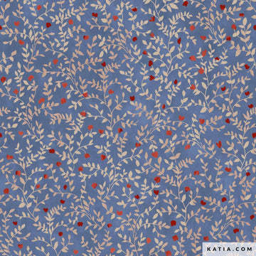Tessuto Popeline Cotone Micro Flowers
