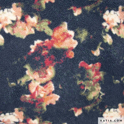 Katia Fabrics Sherpa Print Flamenco