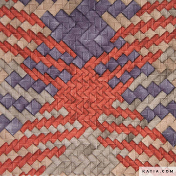 Tessuto Zig Zag PU Leather Katia Fabrics - 0