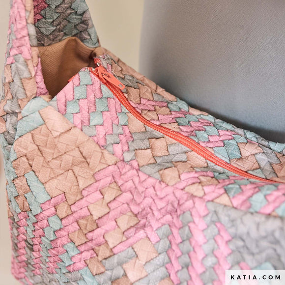 Tessuto Zig Zag PU Leather Katia Fabrics