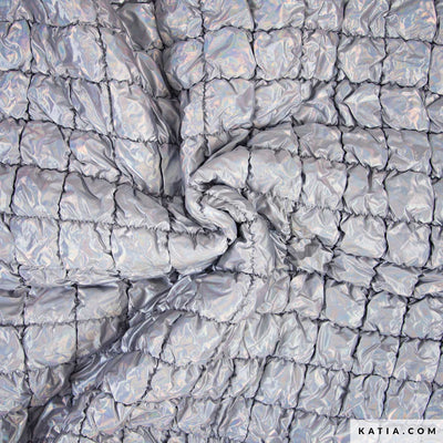 Tessuto Iridescent Padded Moon – Trapuntato Iridescente - 0