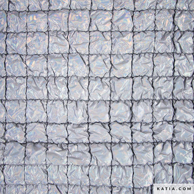Tessuto Iridescent Padded Moon – Trapuntato Iridescente