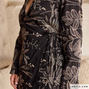 Tessuto Cotone Embroidery Voile Linen & Black-5