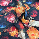 Tessuto Canvas Flowers-2