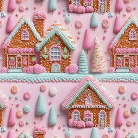 Tessuto Popeline Cotone 3D Gretel Casette Marzapane