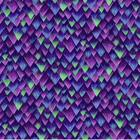 Tessuto Cotone Americano Feather Triangles