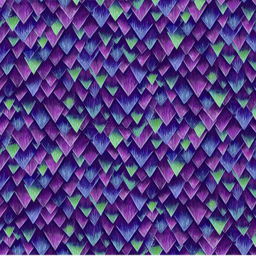 Tessuto Cotone Americano Feather Triangles