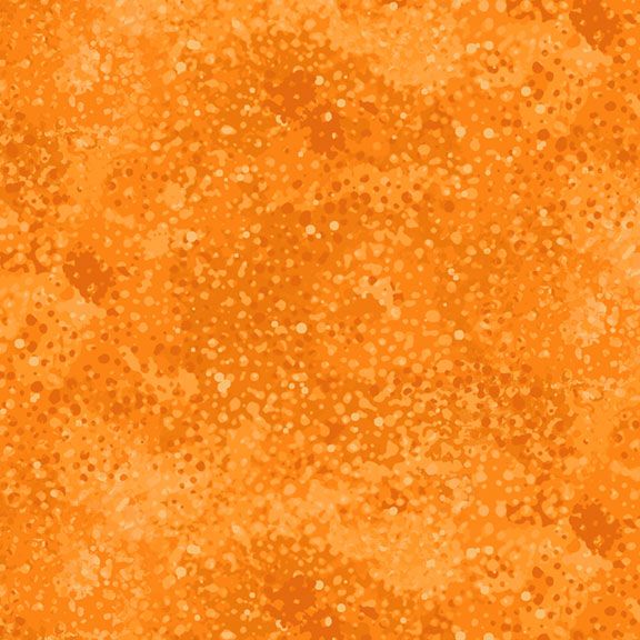 Tessuto Basico Macchie Arancione Cotone Americano