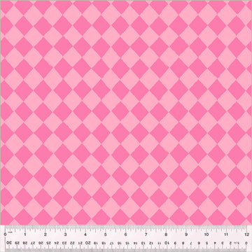 Tessuto Cotone Americano Harlequin Pink – Rombi Rosa