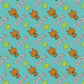 Tessuto Scooby-Doo Cotone Americano