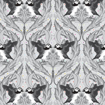 Tessuto Tula Pink Graywork Cotone Americano Huffin & Puffin