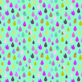 Tessuto Tula Pink Untamed Cotone Americano Rainfall