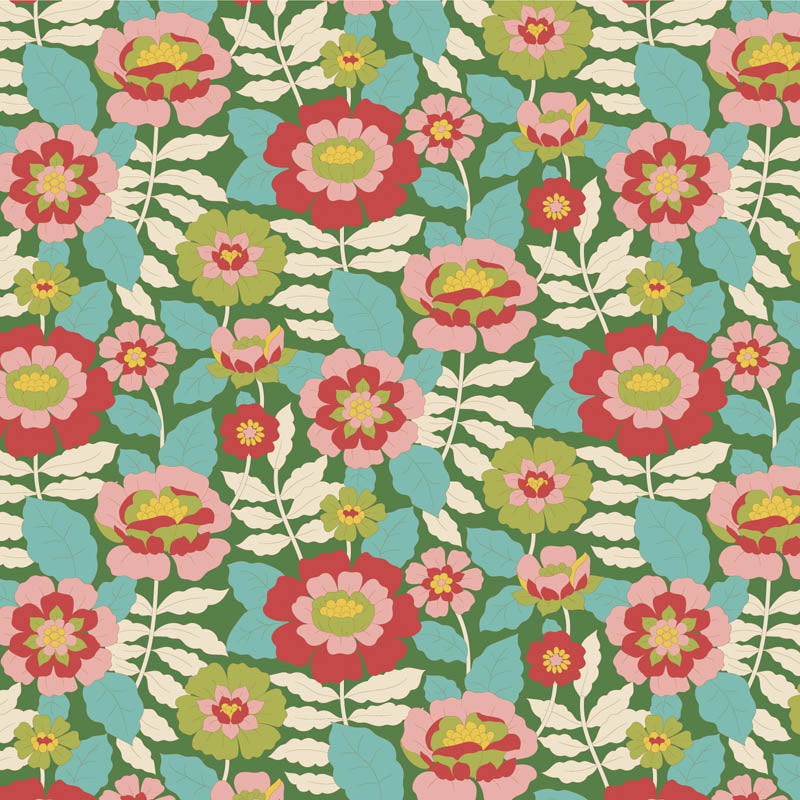 Tessuto Cotone Americano Tilda Wallflower Beverly