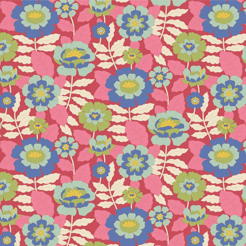 Tessuto Cotone Americano Tilda Wallflower Beverly - 0