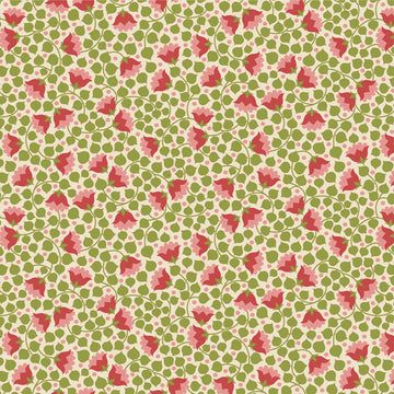 Acquista green-verde Tessuto Cotone Americano Tilda Wallflower Bellflower Blenders