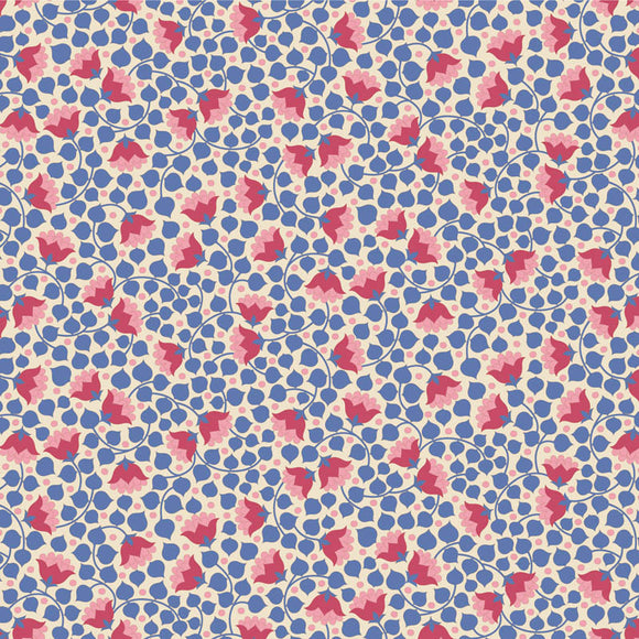 Tessuto Tilda Wallflower Fat Quarter Bundle Blenders Bellflower