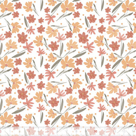 Tessuto Cotone Foresta Incantata Fiorellini