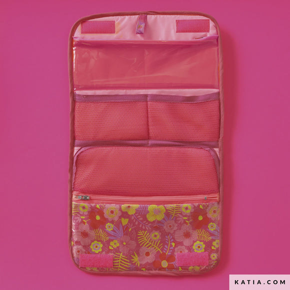 Tessuto Cotton Laminated PU Tropical Fucsia Katia Fabrics