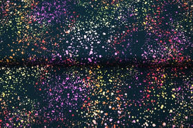 Tessuto Felpa Estiva Schizzi Vernice