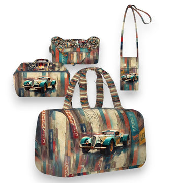 Tessuto Canvas Pannello Borsone-Beauty-Portacellulare Automobili