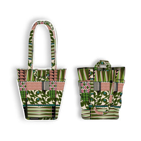 Tessuto Canvas Pannello Borsa Fancy Shopper Retrospect