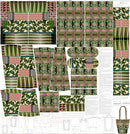 Tessuto Canvas Pannello Borsa Fancy Shopper Retrospect-2