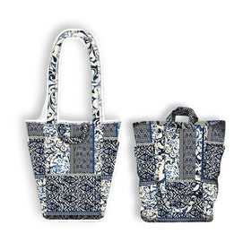 Tessuto Canvas Pannello Borsa Fancy Shopper Batique