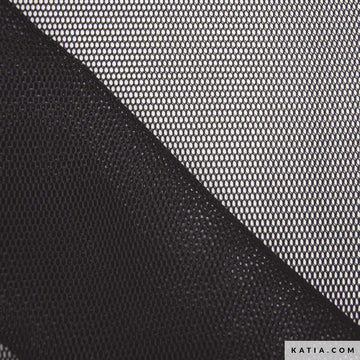 Acquista nero Tessuto Rete 3D Mesh Katia Fabrics