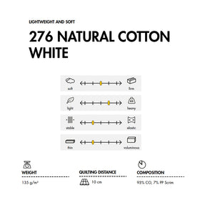 Vlieseline - Imbottitura 276 Cotton White - 0
