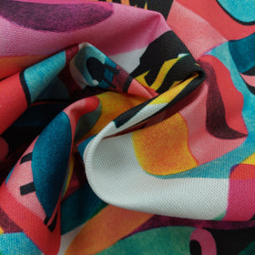 Panama Stampa Digitale Volti Colorati - 0