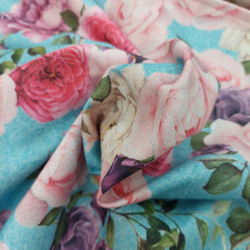 Panama Stampa Digitale Rose - 0