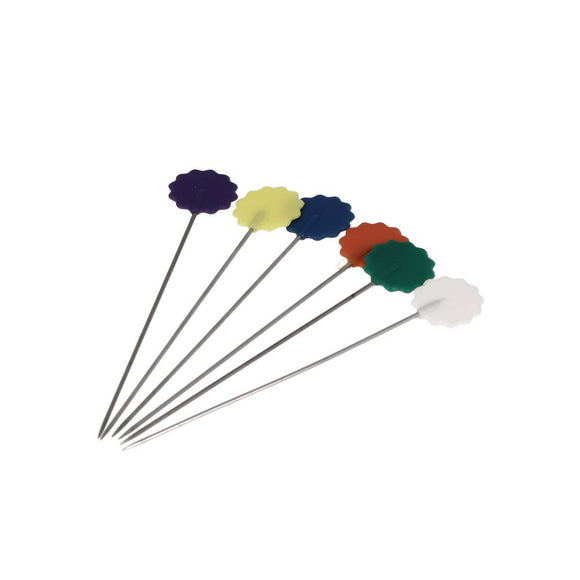 Bohin Spilli Con Testa A Fiore Con Scatola