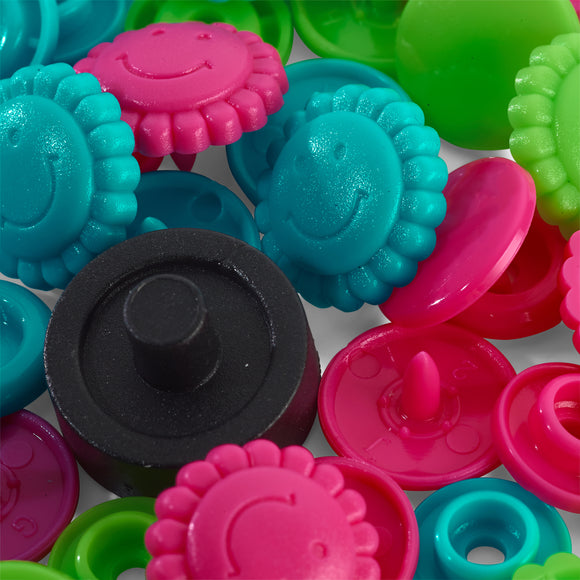 Prym Bottoni A Pressione Color Snaps A Fiore Prym Love