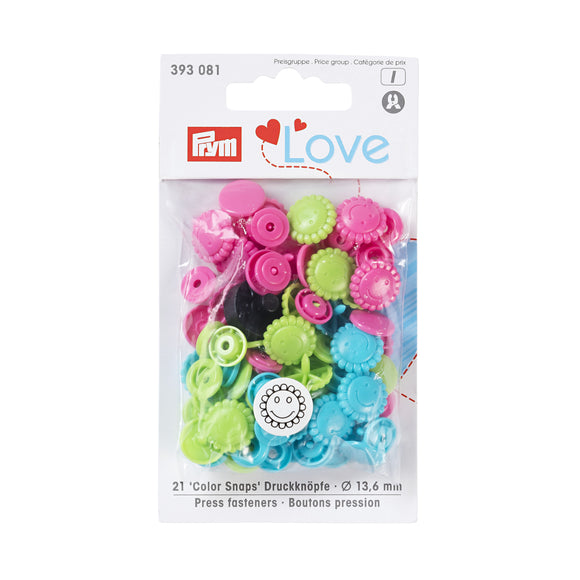 Prym Bottoni A Pressione Color Snaps A Fiore Prym Love