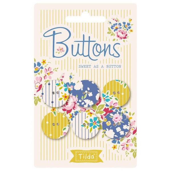 Tilda Buttons Apple Butter 20mm