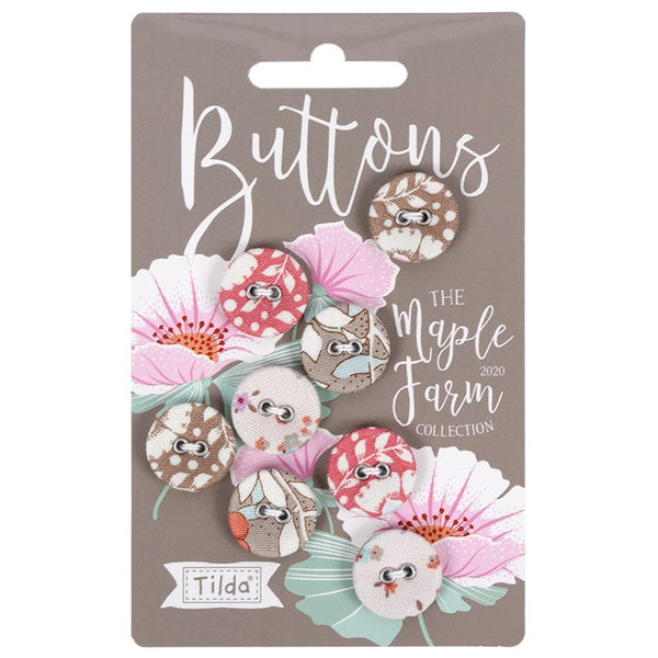 Tilda Buttons Maple Farm 16mm