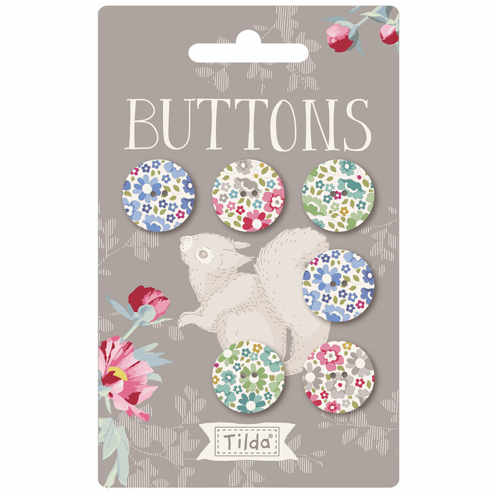 Tilda Buttons Woodland 18mm