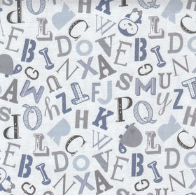 Cotone Americano Zoo Around Alfabeto - 0