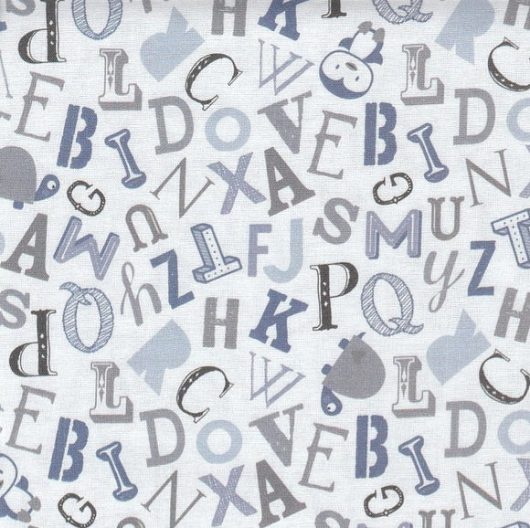 Cotone Americano Zoo Around Alfabeto