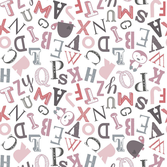 Cotone Americano Zoo Around Alfabeto