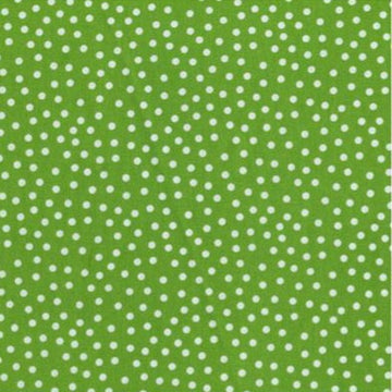 Acquista verde Cotone Americano Quilters Basic Pois