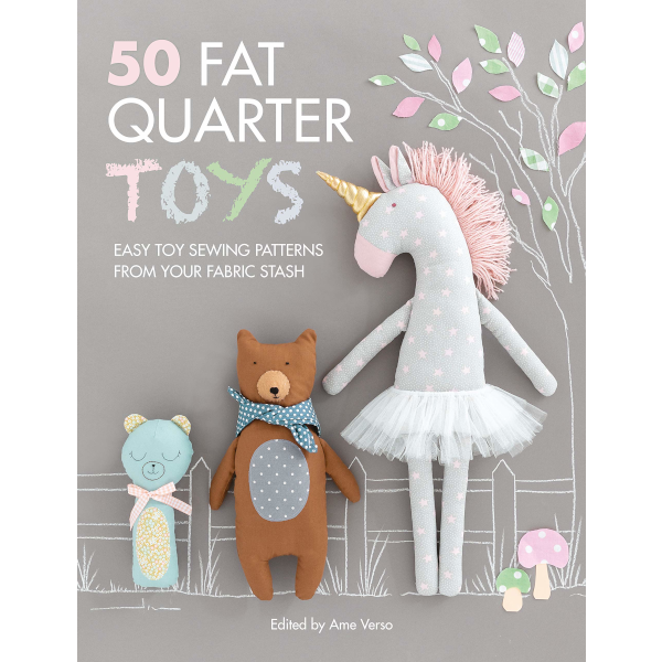 Libro 50 Fat Quarter Toys<br><small>50 facili modelli per creare giocattoli con i fat quarters</small>