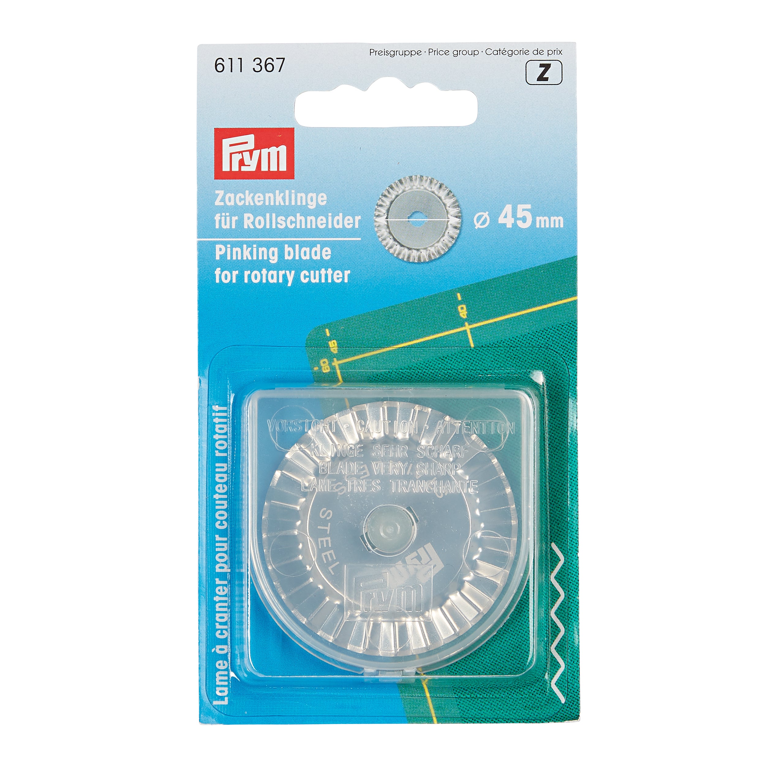 Prym Lama Ricambio Per Taglierina 45mm Dentellata