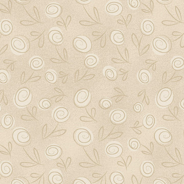 Acquista crema Fabricart Floral Doodle