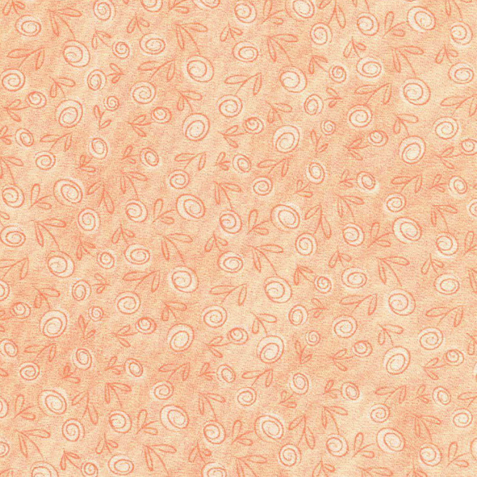 Acquista salmone Fabricart Floral Doodle