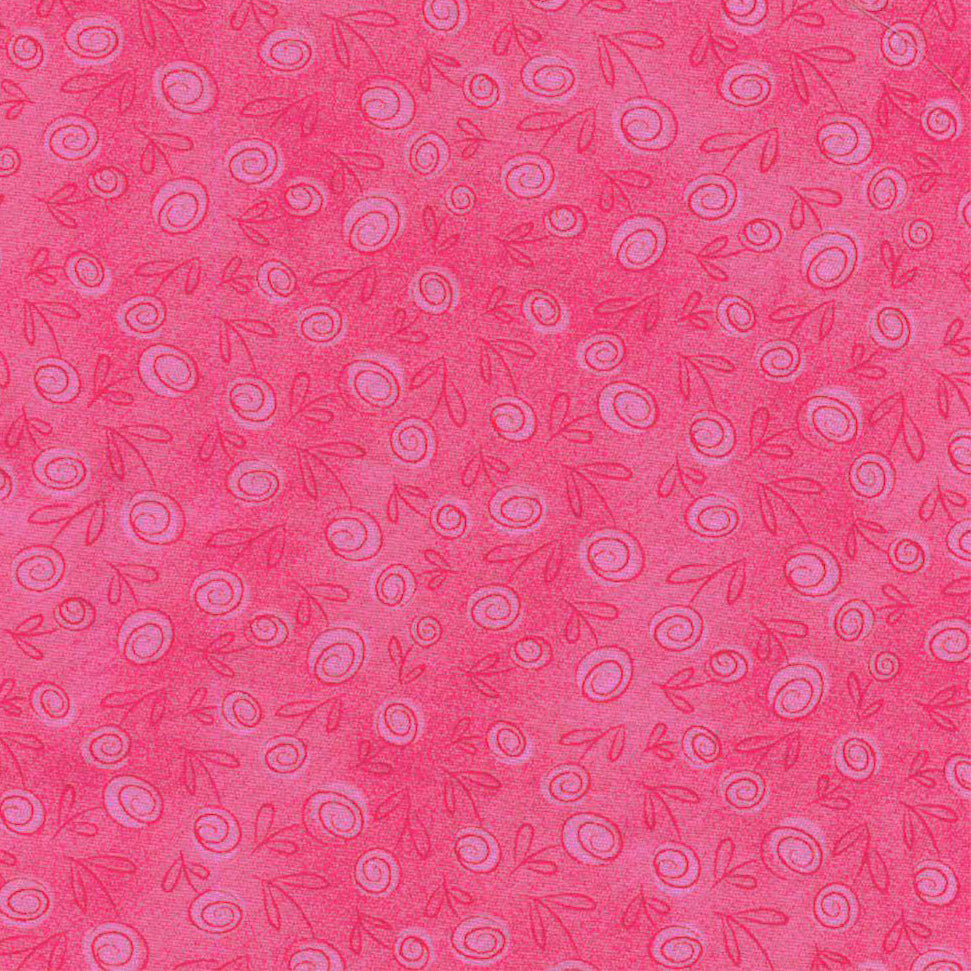 Acquista fuxia Fabricart Floral Doodle