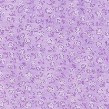 Acquista lilla Fabricart Floral Doodle