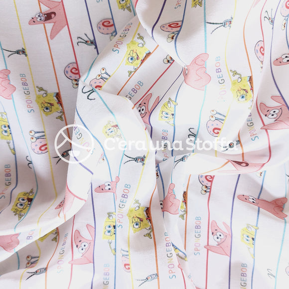 Cotone Spongebob Arcobaleno