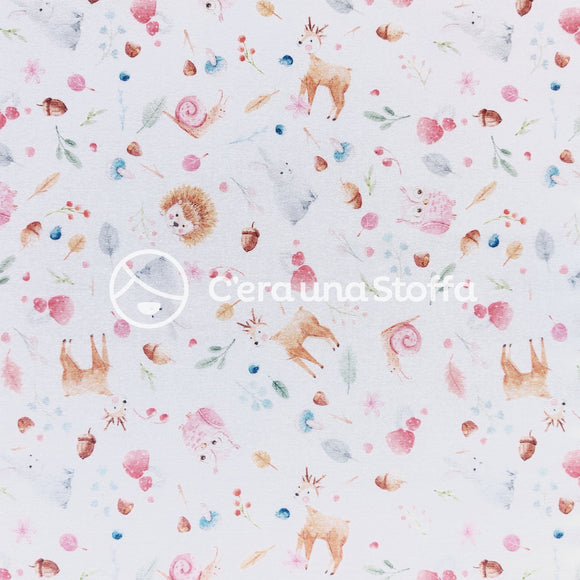 Cotone Animaletti Del Bosco