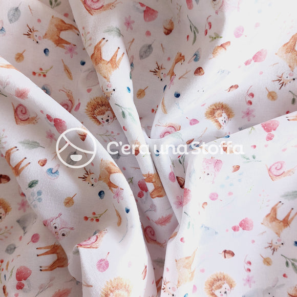 Cotone Animaletti Del Bosco